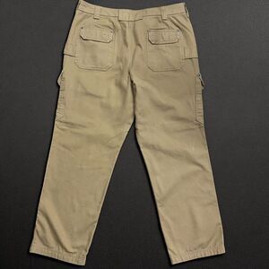 Duluth Trading Co. Relaxed Fit Cargo Workwear Tan Brown Pants Men's Size 42 x 34
